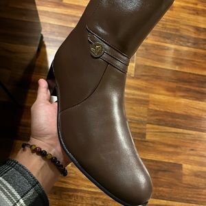 Mens leather booties